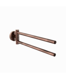 Swivel Towel Holder Twin Type - Antique Copper
