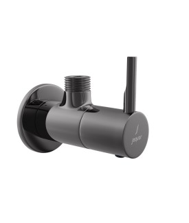 Wall Mounted Stop Valve for Douche Kit - Black Chrome
