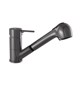 Mono Sink Mixer - Black Chrome