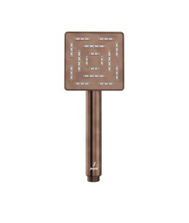 Maze Single Function 95X95mm Square Hand Shower - Antique Copper
