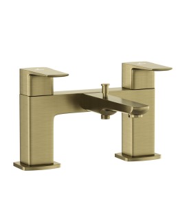 2 Hole H Type Bath and Shower Mixer - Antique Bronze