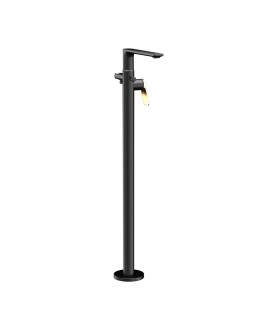 Exposed Parts of Floor Mounted Single Lever Bath Mixer - Gold Matt PVD | Black Matt