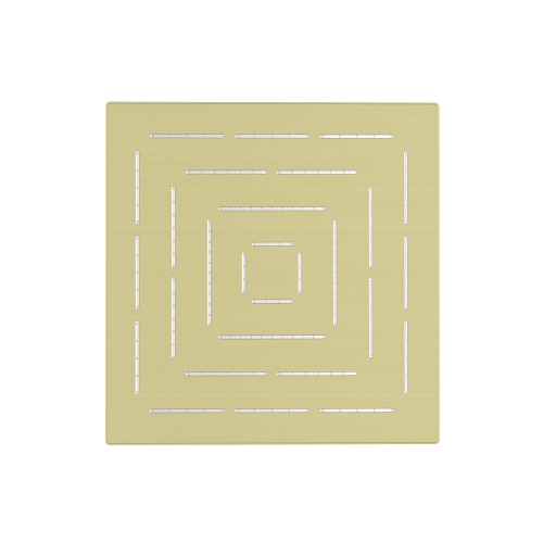 Maze Single Function 240X240mm Square Showerhead-Brass Matt