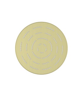 Maze Single Function 300mm Round Showerhead - Brass Matt