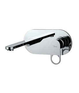 2 Hole Wall Mounted Basin Mixer
