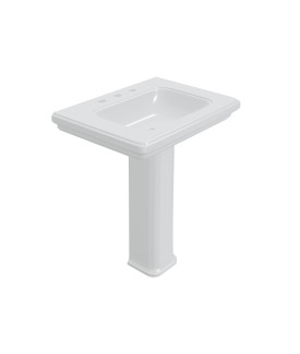 Wall Hung Basin With Three Tap Hole