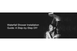 waterfall shower installation