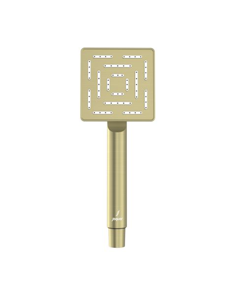 Maze Single Function 95X95mm Square Hand Shower - Brass Matt