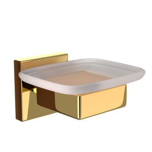 Soap Dish Holder-Gold Bright PVD