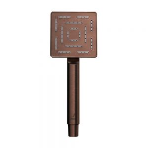 Maze Single Function 95X95mm Square Hand Shower-Antique Copper