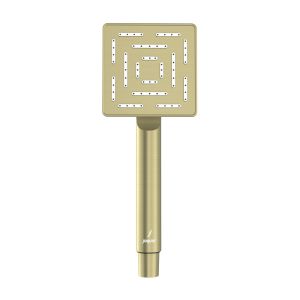 Maze Single Function 95X95mm Square Hand Shower - Brass Matt