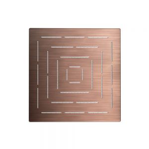 Maze Single Function 300X300mm Maze Square Showerhead -Antique Copper