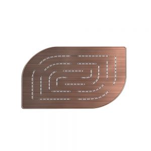Alive Maze Single Function 200x300mm Showerhead-Antique Copper