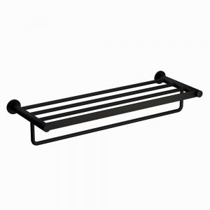 Towel Shelf 600mm Long-Black Matt