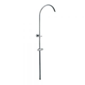 Exposed Shower Pipe for Bath &amp; Shower Mixer-Chrome