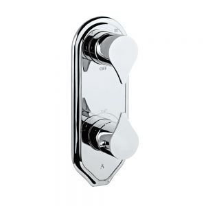 Thermostatic Shower Valve with 4-Way Diverter-Chrome