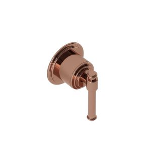 Exposed Part Kit of Single Lever In-wall Manual Shower Valve-Blush Gold PVD