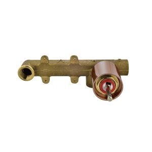 In-wall Body of Single Lever Built-in Manual Valve-Blush Gold PVD