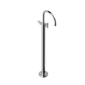 Exposed Parts of Floor Mounted Single Lever Bath Mixer-Chrome
