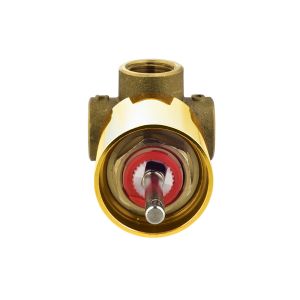 In-wall Body of Single Lever Manual Shower Valve-Gold Bright PVD
