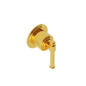 Exposed Part Kit of Single Lever In-wall Manual Shower Valve-Gold Bright PVD
