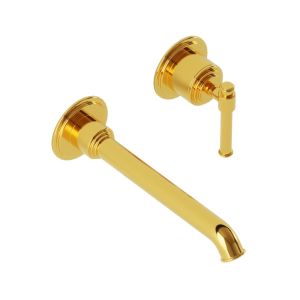 Exposed Parts of Single Lever Built-in In-wall Manual Valve-Gold Bright PVD