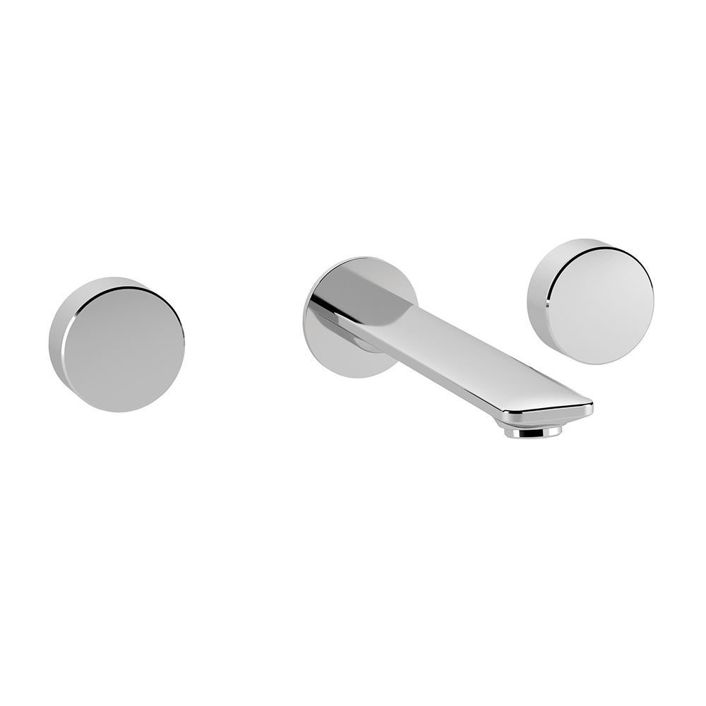 Exposed Part Kit of In-wall 3-Hole Basin Mixer-Chrome
