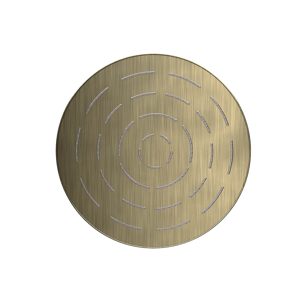 Maze Single Function 240mm Round Showerhead-Antique Bronze