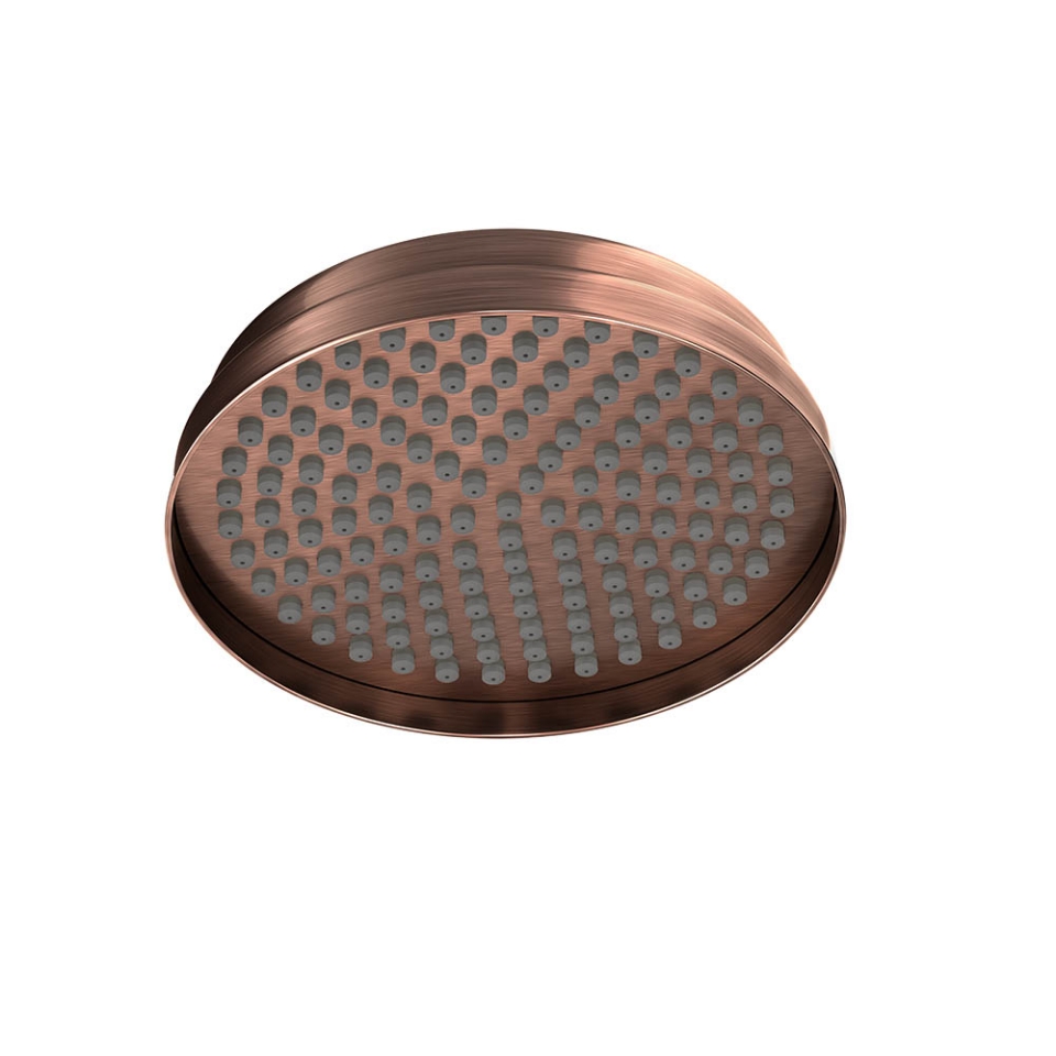 Traditional Showerhead Round 200mm-Antique Copper
