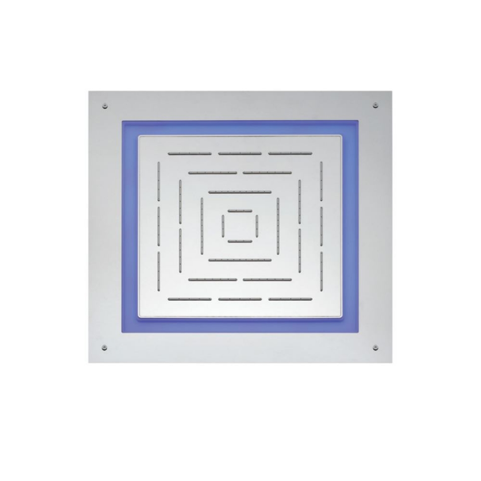Maze Prime Square Shape Single Function Shower 450 X 450mm-Chrome