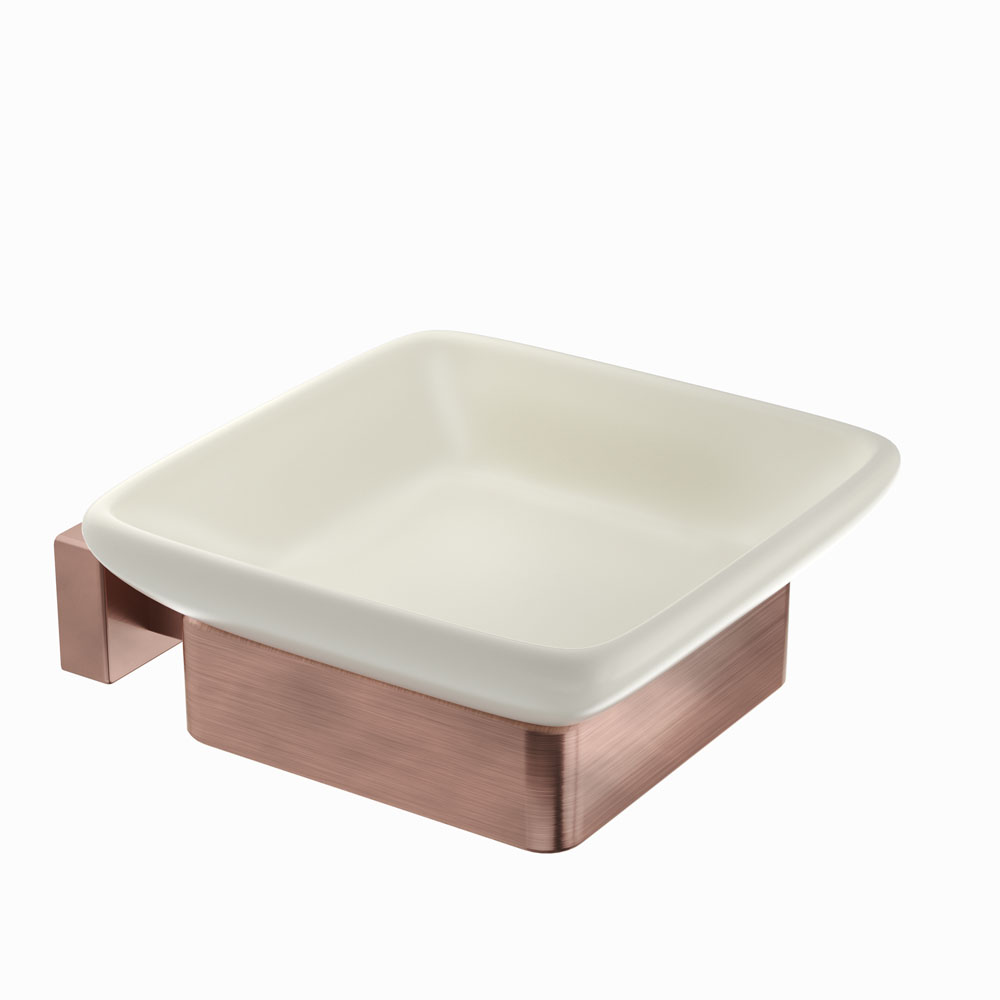 Quadra Soap Dish-Antique Copper