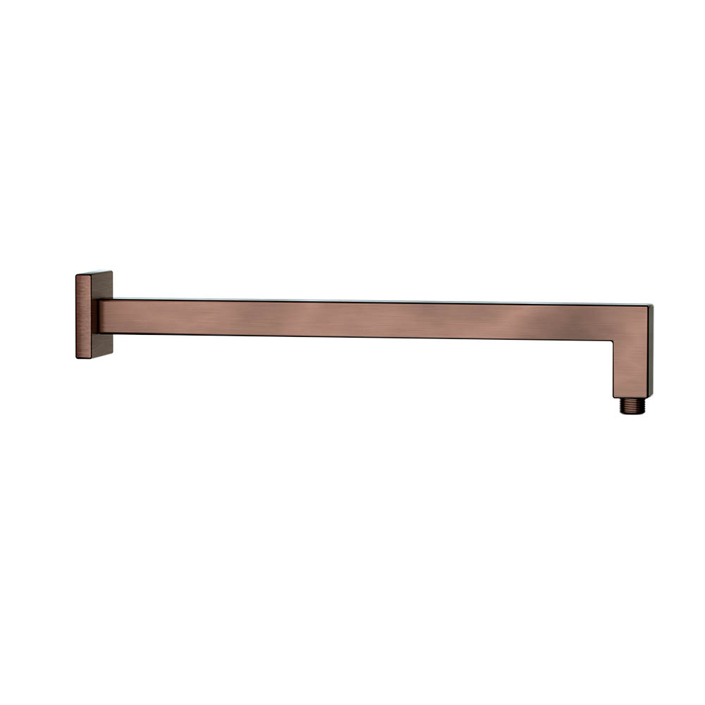 Square Shower Arm, 600mm-Antique Copper