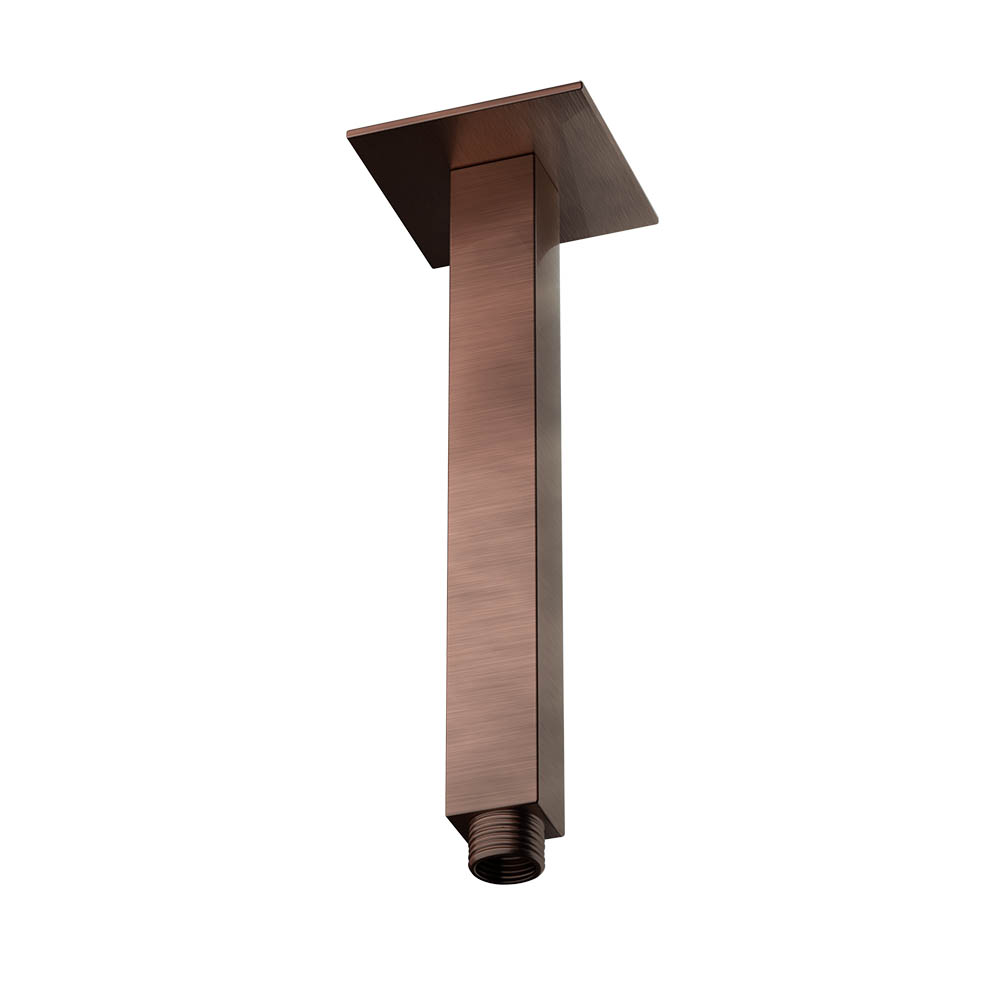 Square Ceiling Shower Arm 200mm-Antique Copper