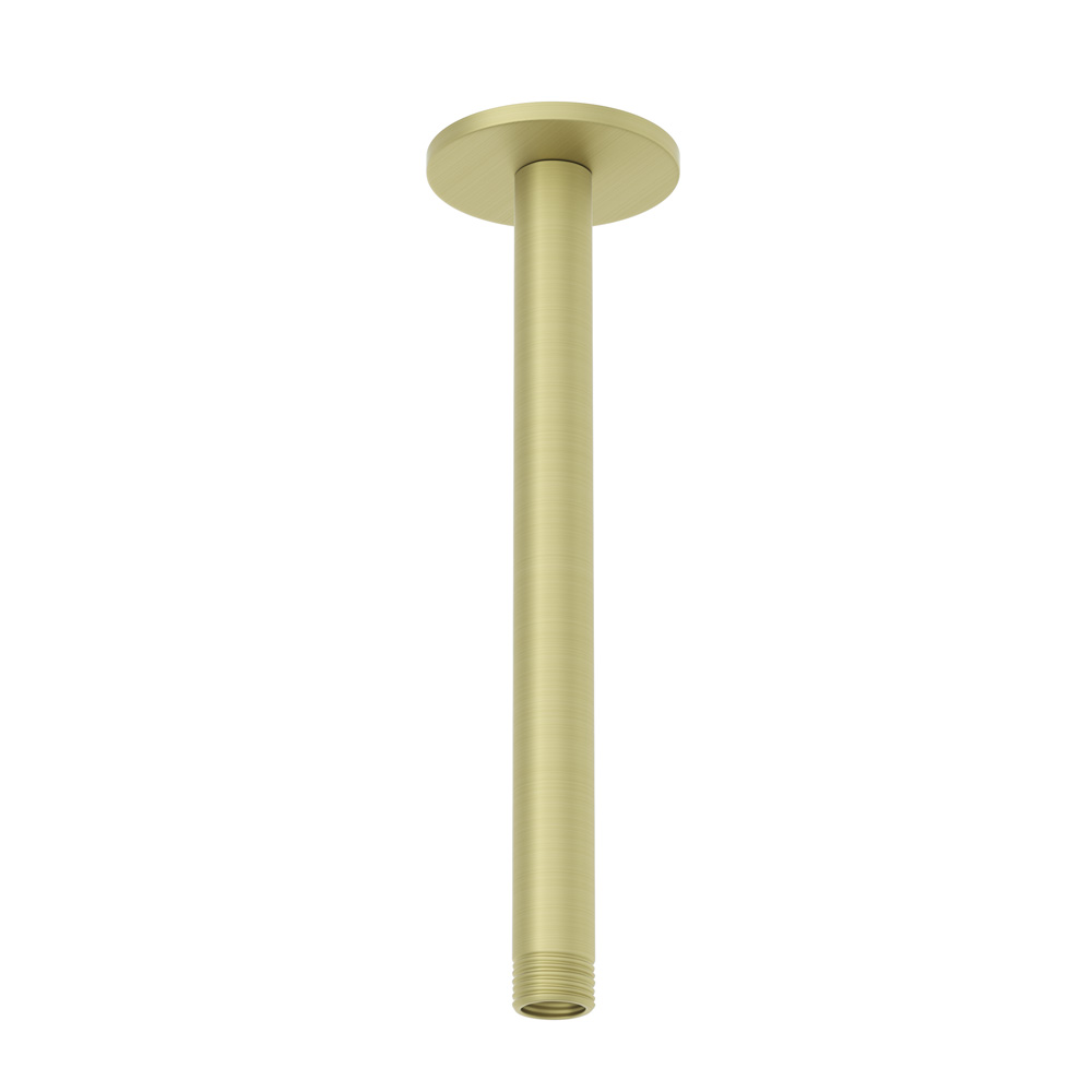 Round Ceiling Shower Arm 100mm-Brass Matt