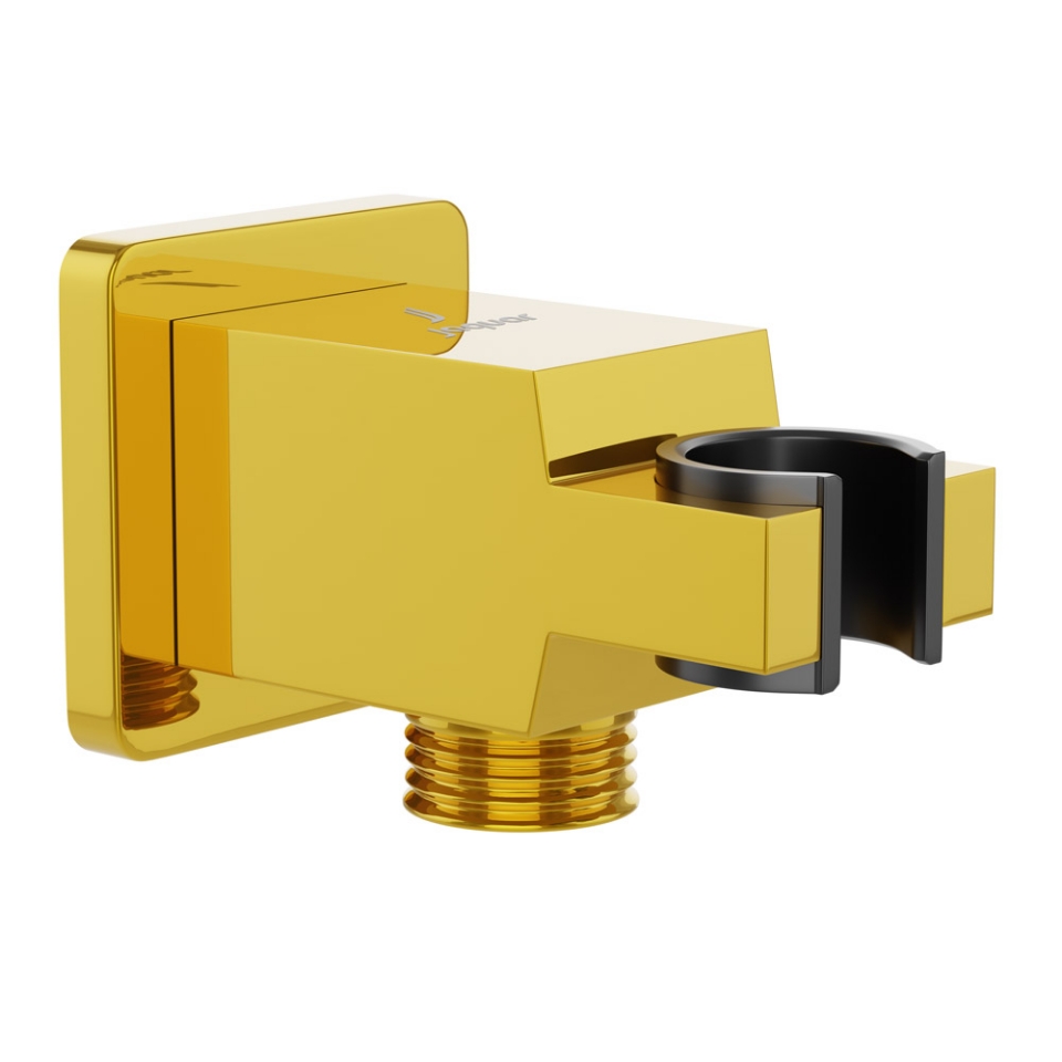 Square Wall Outlet-Gold Bright PVD
