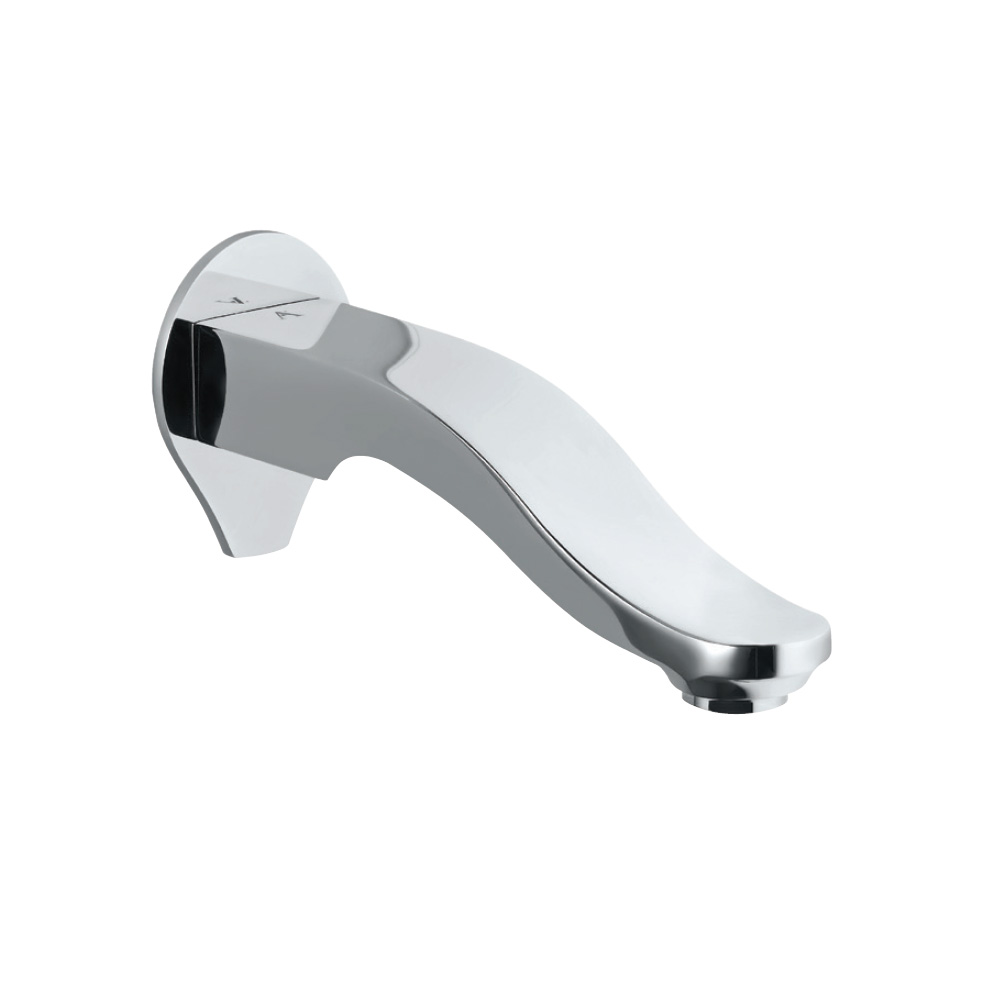 Tiaara Bath Spout with Wall Flange-Chrome