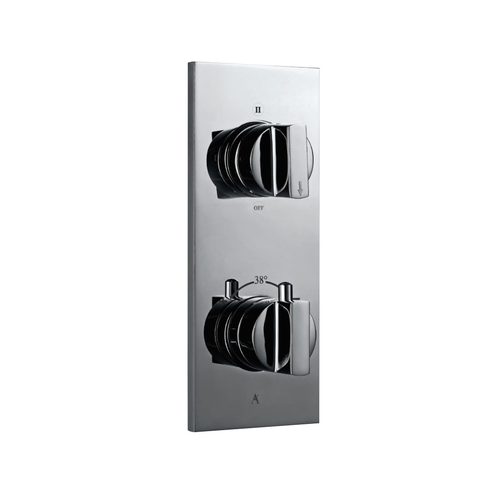 Thermatik-R In-wall Thermostatic Shower Valve with 3-Way Diverter - Chrome