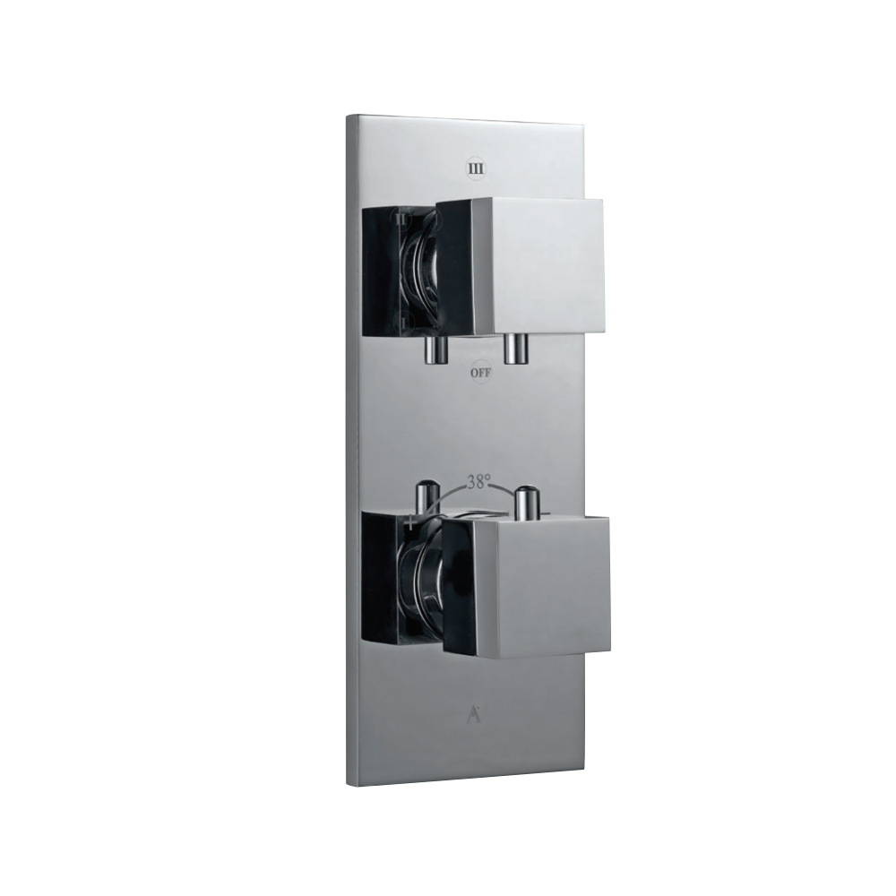 Thermatik-S In-wall Thermostatic Shower Valve with 5-Way Diverter-Chrome